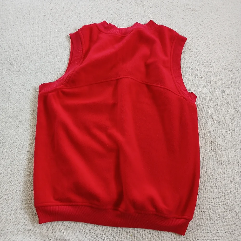 nike 1991 mens xxl sweater vest red vintage 90s 80s golf retro sportswear